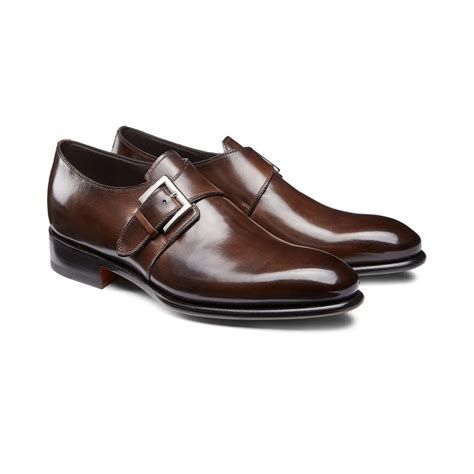Height Increasing Brown Leather Bromley Monk Straps – LexaItaliano