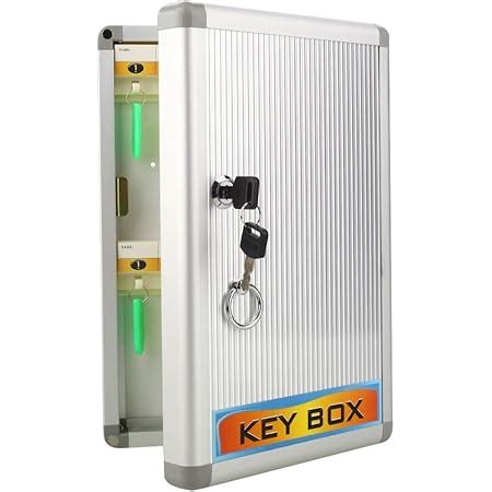 BIRMON Aluminium Cabinet Key Box for 32 Key-Chains & Maximum 1.1 Kg for ...