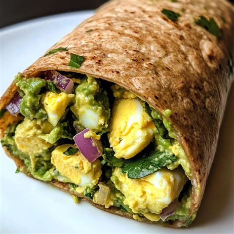 Creamy 2-Ingredient Avocado Egg Salad Wrap Delight - Wilingga Recipes