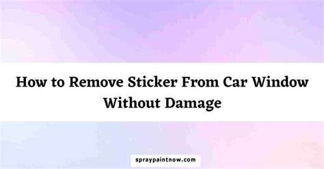 Remove Car Window Sticker 的图像结果