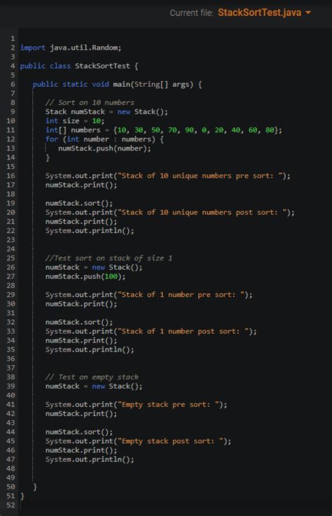 Image result for Stack Sample Code Java