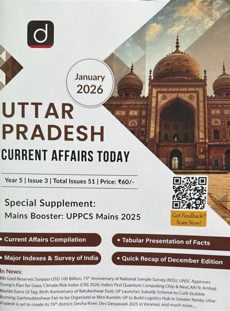 Drishti Uttar Pradesh Current Affairs Today January 2026 English ...
