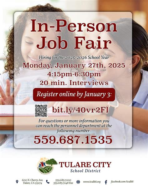 Interested in Teaching at TCSD? | Tulare City School District