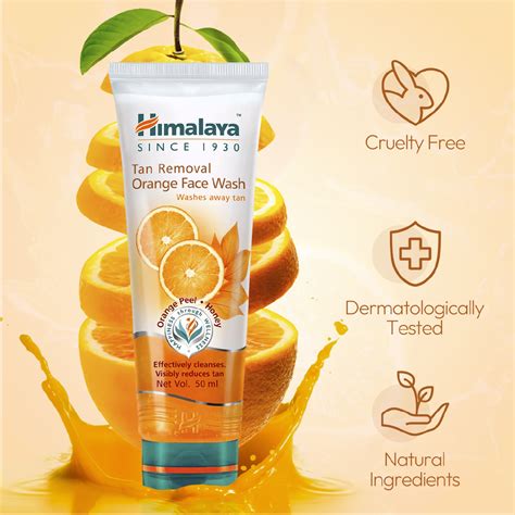 Himalaya Tan Removal Orange Face Wash - Visibly Reduces Tan – Himalaya ...