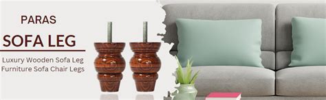 Lakdi Baaz Paras | Luxury Wooden Sofa Leg and Furniture Leg Pack of 4 ...