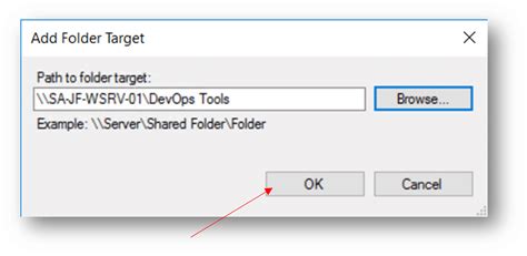 Image result for How to Change Target Path for Network Folder
