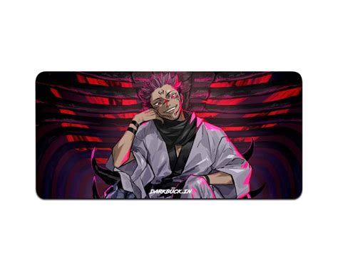 Darkbuck Large Extended Anime Mouse Pad Jujustu Kaisen Sukuna for ...