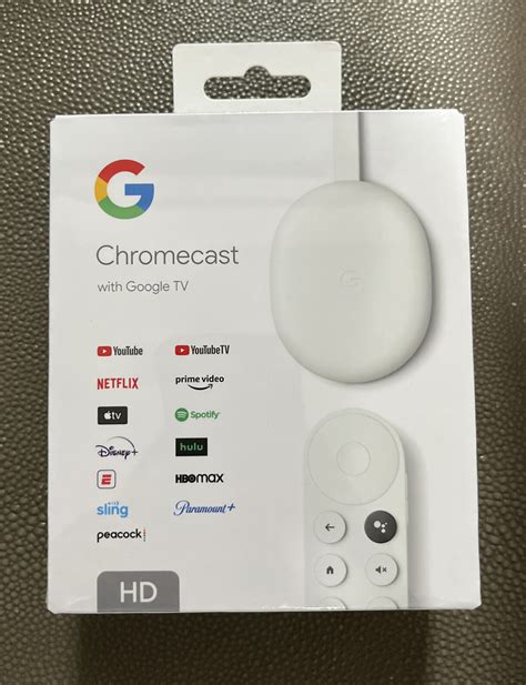 Buy Google Chromecast with Google TV (HD) 2022- Snow GA03131 New Online ...