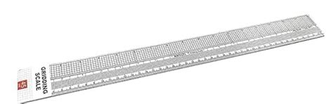 NTGS Gridding Scale Ruler, 45cm Transparent Pattern Making Tool ...