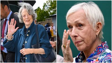 Martina Navratilova mourns the death of Harry Potter and Downtown Abbey fame Dame Maggie Smith