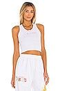 Local Heroes Wild Honey Rib Crop Top in White | REVOLVE