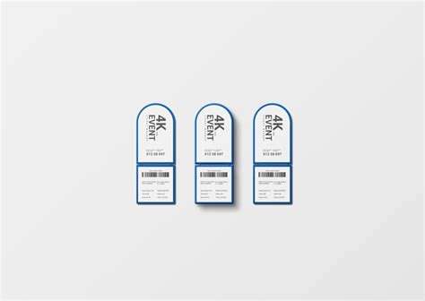 Tear-off Ticket Mockup - Mockup World