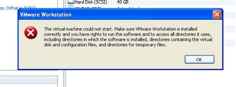 Fail to Start Virtual Machine 的图像结果