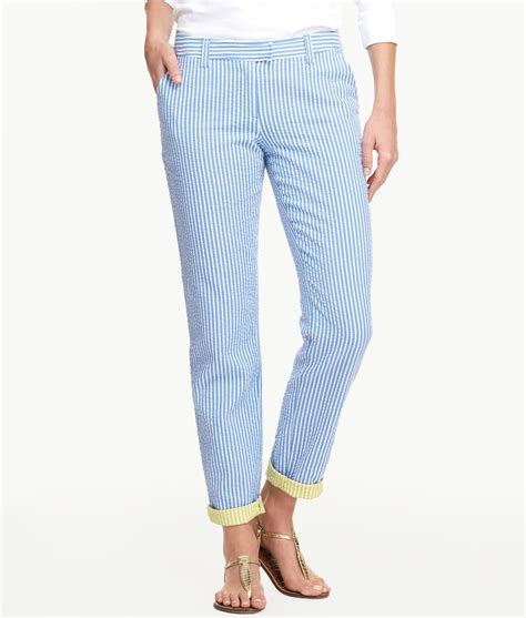 Shop Seersucker Pants at vineyard vines | Pants for women, Seersucker ...