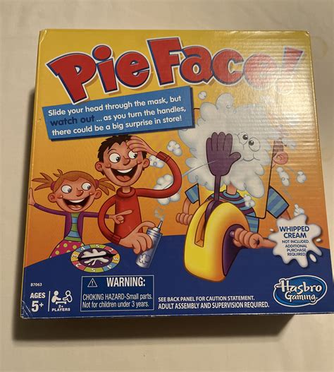 Hasbro Pie In The Face Game -The Squirty Cream Game - It's Fun!!! New 5 ...