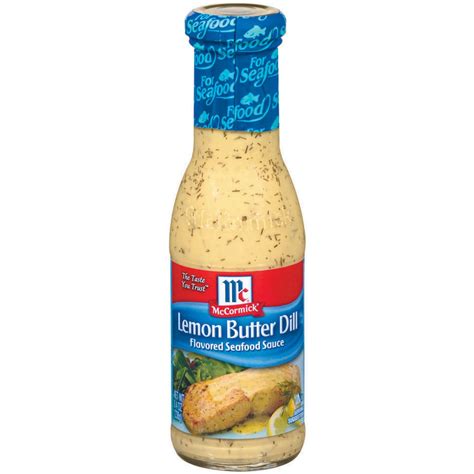 McCormick Lemon Butter Dill Seafood Sauce, 8.4 Oz - Walmart.com ...