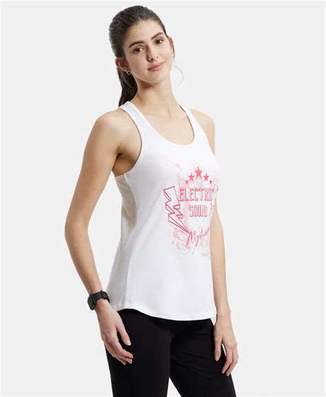 Buy Super Combed Cotton Graphic Printed Racerback Styled Tank Top ...