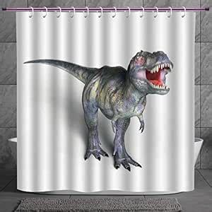 SCOCICI Stylish Shower Curtain 2.0 [ Jurassic Decor,Dinosaur Lizard ...