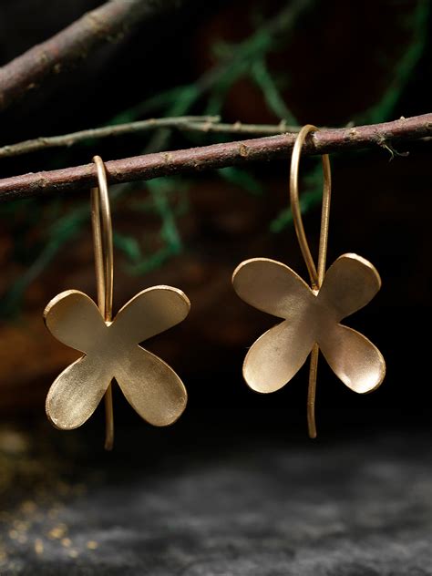 Gold Plated Clover Loops – Shopberserk
