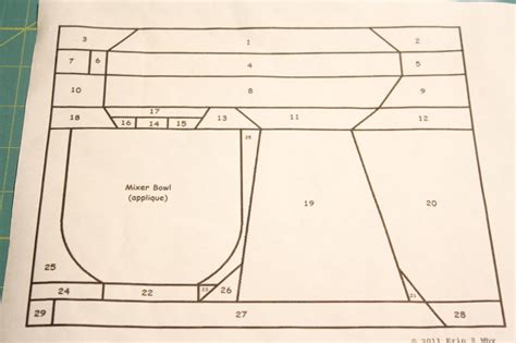 KitchenAid Mixer Pattern Printable 的图像结果