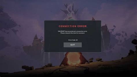 Image result for Valorant Error Code 68