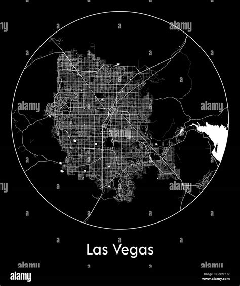 City Map Las Vegas United States North America vector illustration Stock Vector Image & Art - Alamy