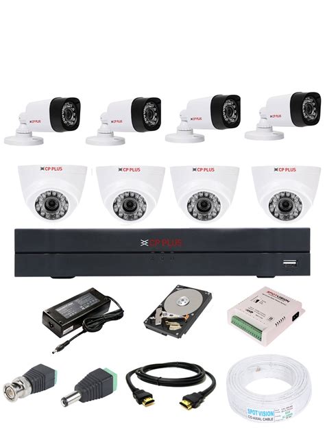 Buy CP PLUS Bluetooth 1080p HD 8 Channel DVR, 1 Outdoor Camera 2.4 MP ...