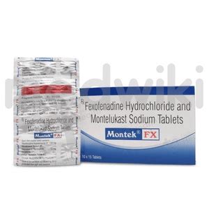 montek Fx - Uses, Side Effects, Price, and Dosage Information | Medwiki ...