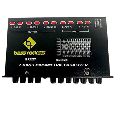 Bass Rockers BREQ7 7 Bands Parametric Equalizer for India | Ubuy