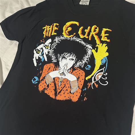 The cure shirt on black medium comfort colors... - Depop