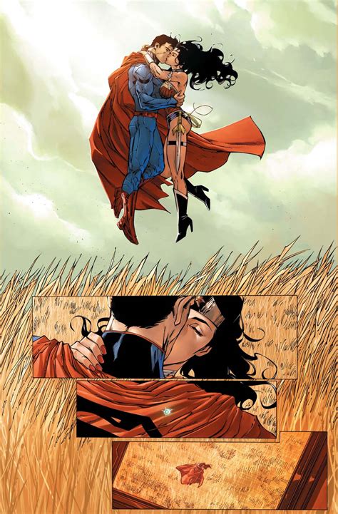 Wonder Woman And Superman Kissing Young Romance: The New 52