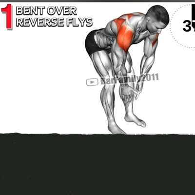 Image result for Bent Over Dumbell Flys Using Bench