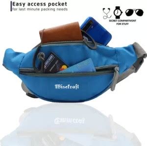 Wisekraft Sports Waist Bag for Men & Women Waist Bag ( Sky blue ) waist ...