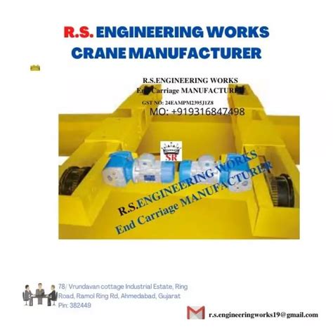 Double Girder End Carriage Type Open Reduction - R.S Engineering Works