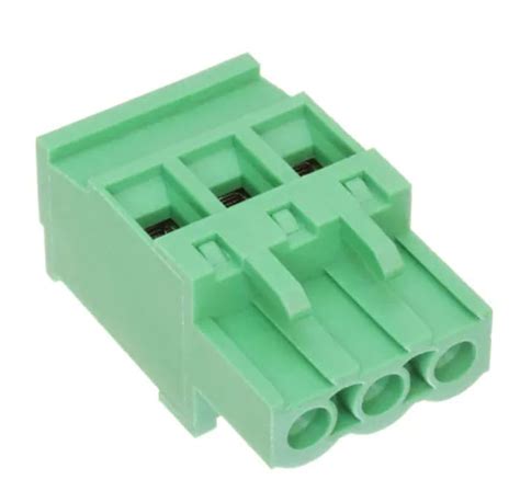 RS PRO | RS PRO, 5mm Pitch, 3 Way, Pluggable Terminal Block, Plug, Free ...