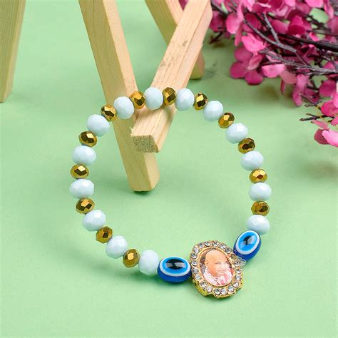 Jai Guruji Golden Beads Bracelet | Shop Online | Satvikstore.in ...
