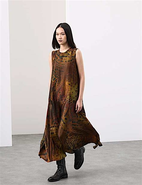 Buy Animal Print Midaxi Column Dress at Marks & Spencer