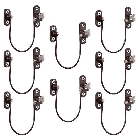 eSynic 8 Pack Window Door Lock Child Baby Safety Cable Restrictor Lock ...