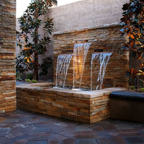 Image result for brick water feature designs | Outdoor wall fountains ...