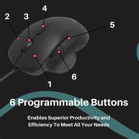 Buy ALTEC Lansing Computer Wired Ergonomic Mouse 6 Button USB Mice with ...