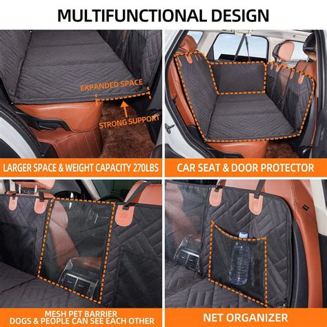 Premium Hard Bottom Dog Car Backseat Cover – Epic Companion