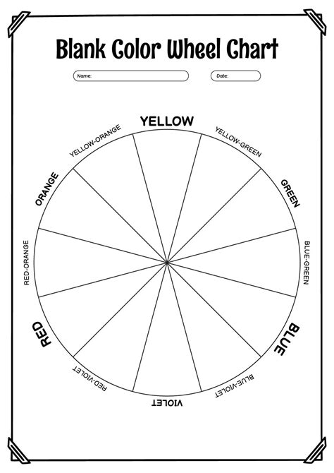 Image result for Free Printable Color Wheel Complementary