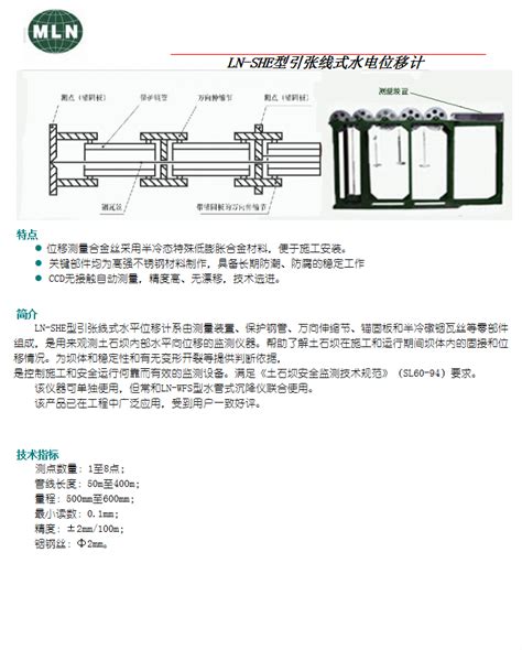 LN-SHE型引张线式水电位移计 | LN系列位移计产品 | 文章中心 | 北京木联能工程科技有限公司