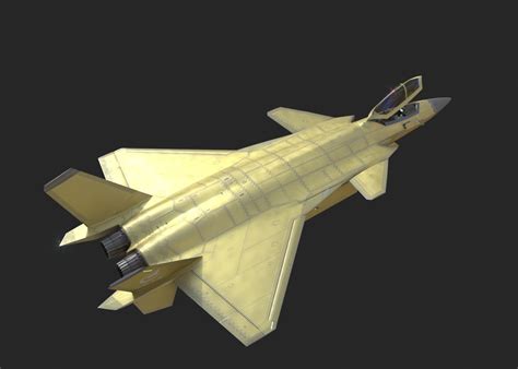 3D model J20 stealth fighter j20 J20 J-20 Jian20 Chengdu VR / AR / low ...