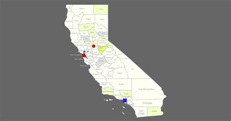 Interactive Map of California 的图像结果