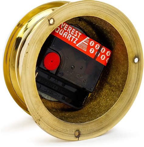 Buy MB Ship's Clock Solid Brass Nautical Ships Maritime Timekeeper ...