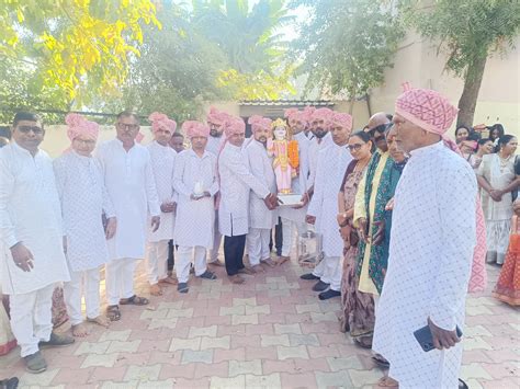 Pratishtha Mohotsav was celebrated at Nava Nirman Mandir premises of ...