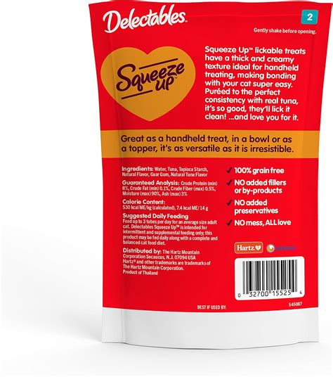 Hartz Delectables Squeeze Up Interactive Lickable Wet Cat Treats for ...