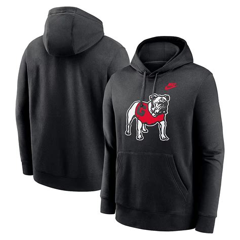 Nike Georgia Bulldogs Legacy Logo Club Fleece Pullover Hoodie | Academy