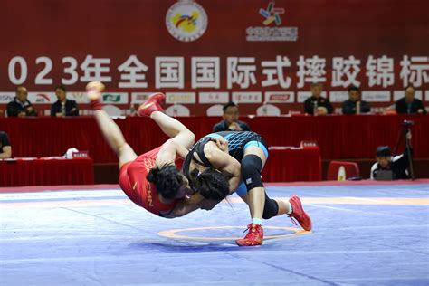 全国国际式摔跤锦标赛进入第四日：女子自由跤开摔-新闻中心-温州网
